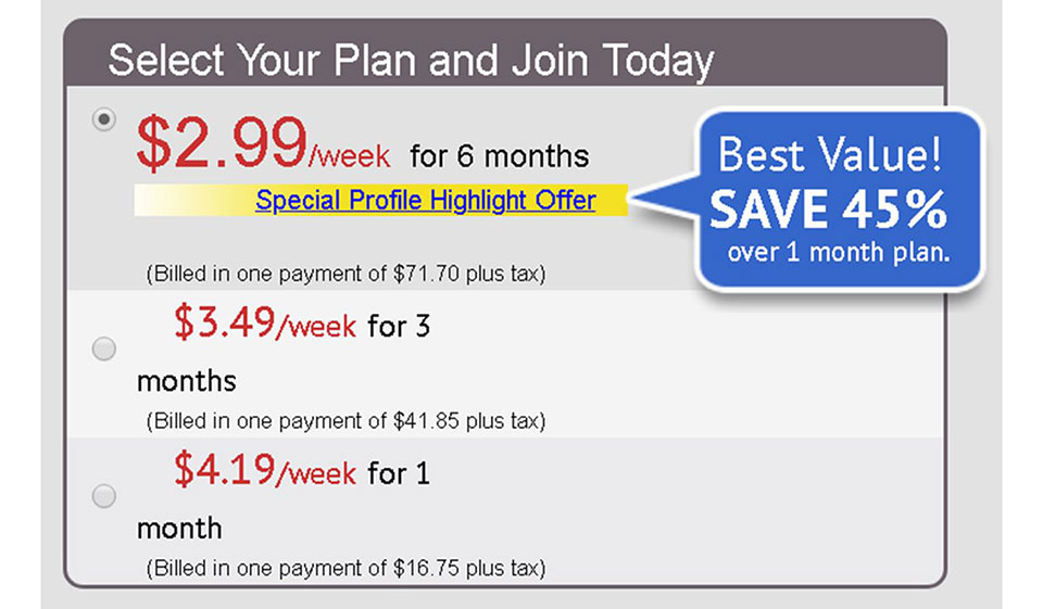 Subscription Types and Price