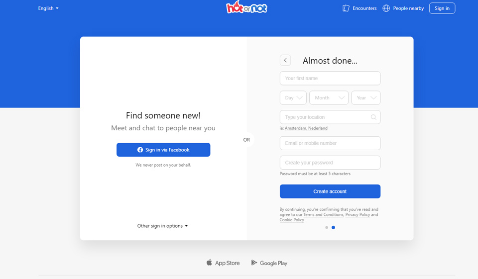 Profile Interface
