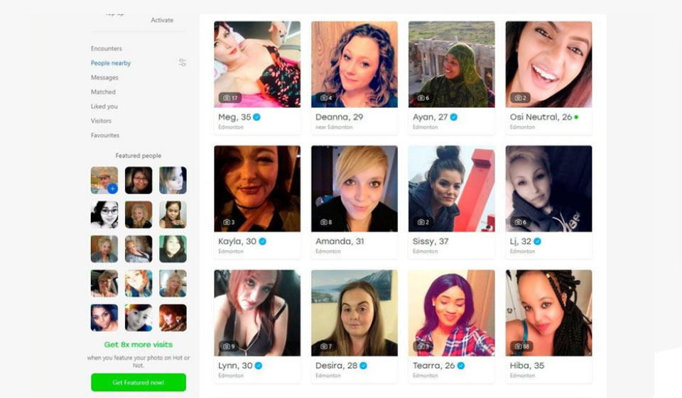 Hot or Not Dating Website Features